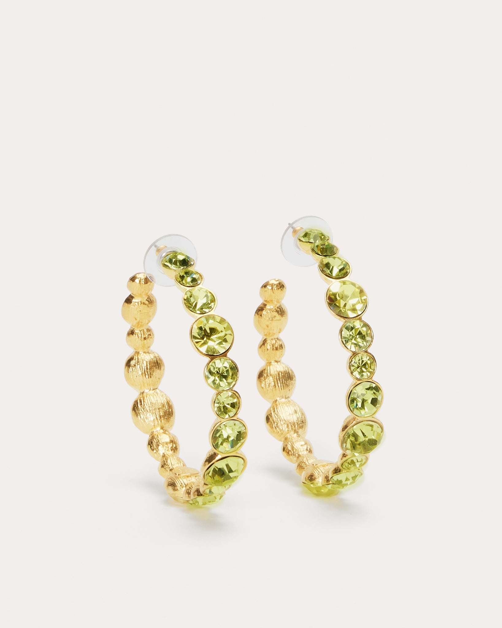 Eureka Crystal Hoop Earrings