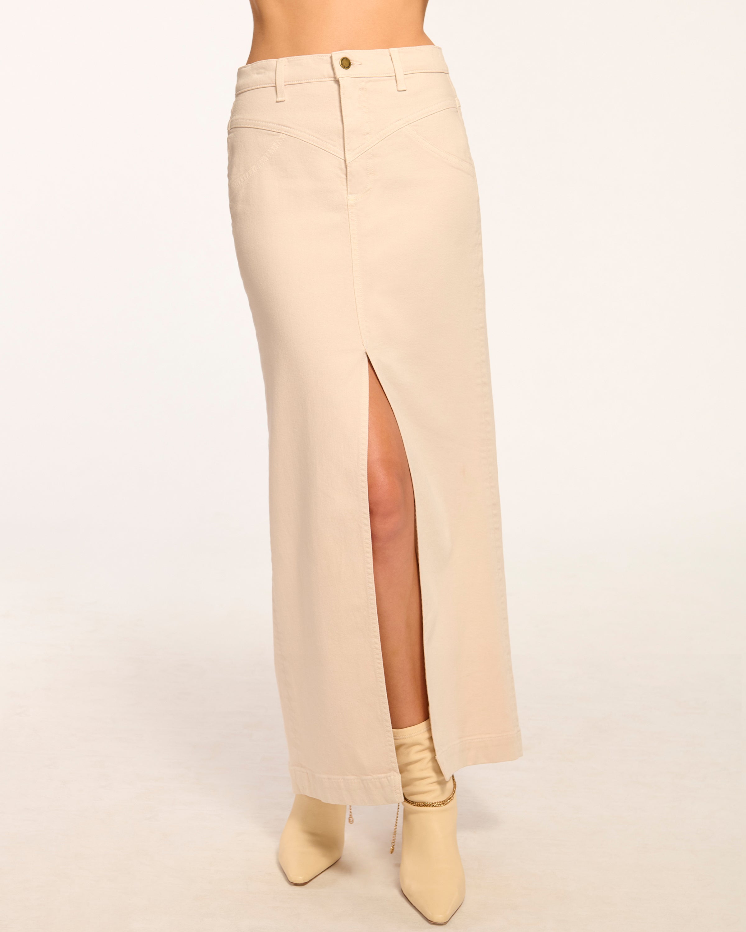 Xavier Denim Maxi Skirt