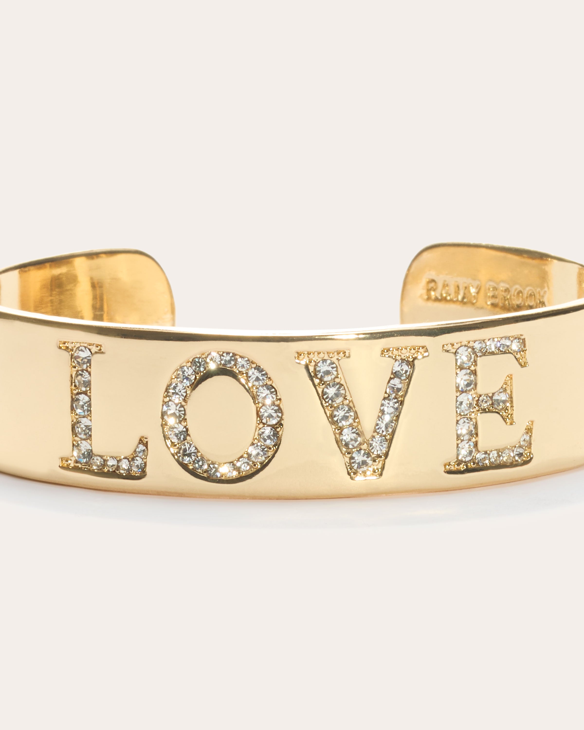 Love Statement Cuff Bracelet