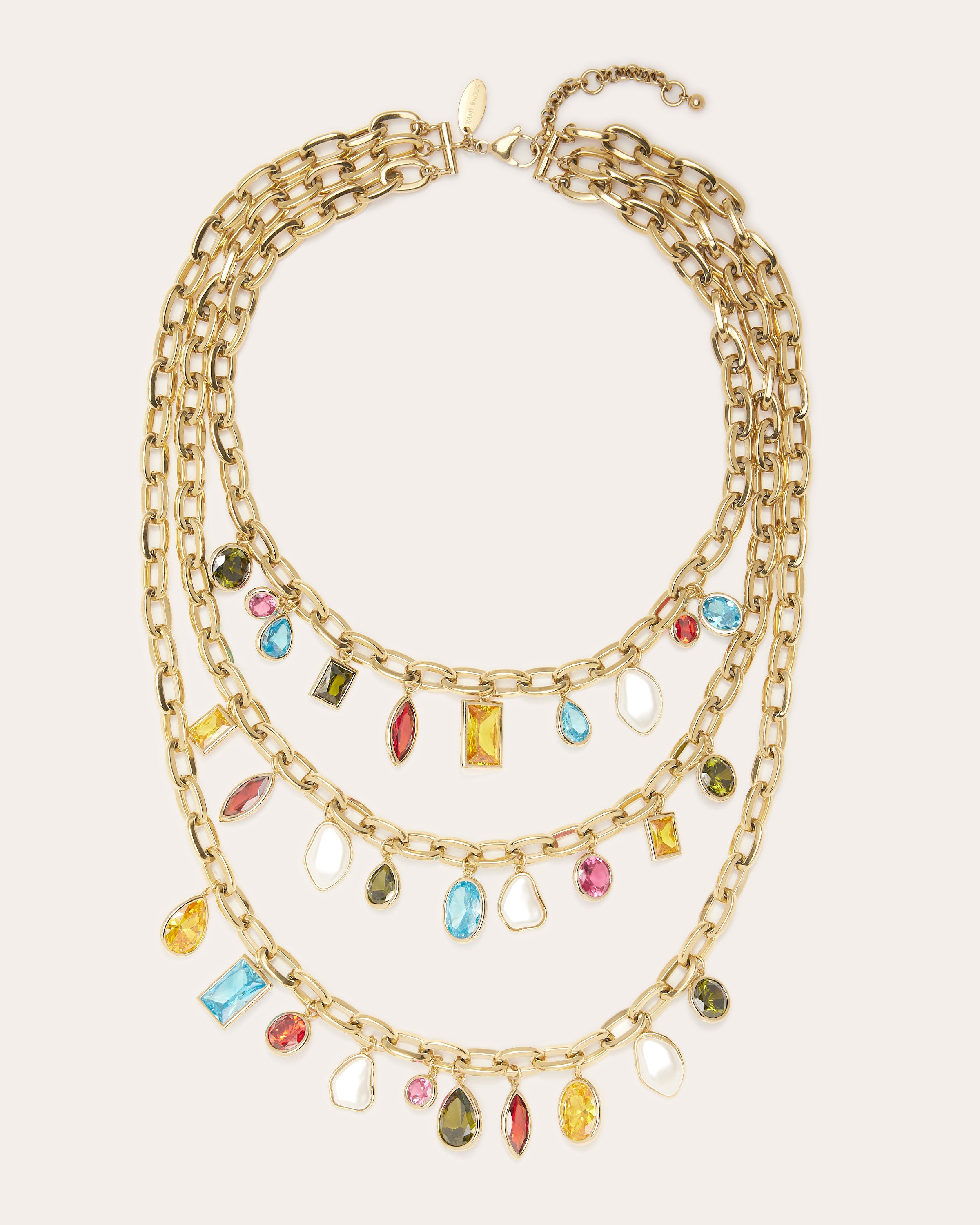 Millie Multicolor Stone Layered Necklace
