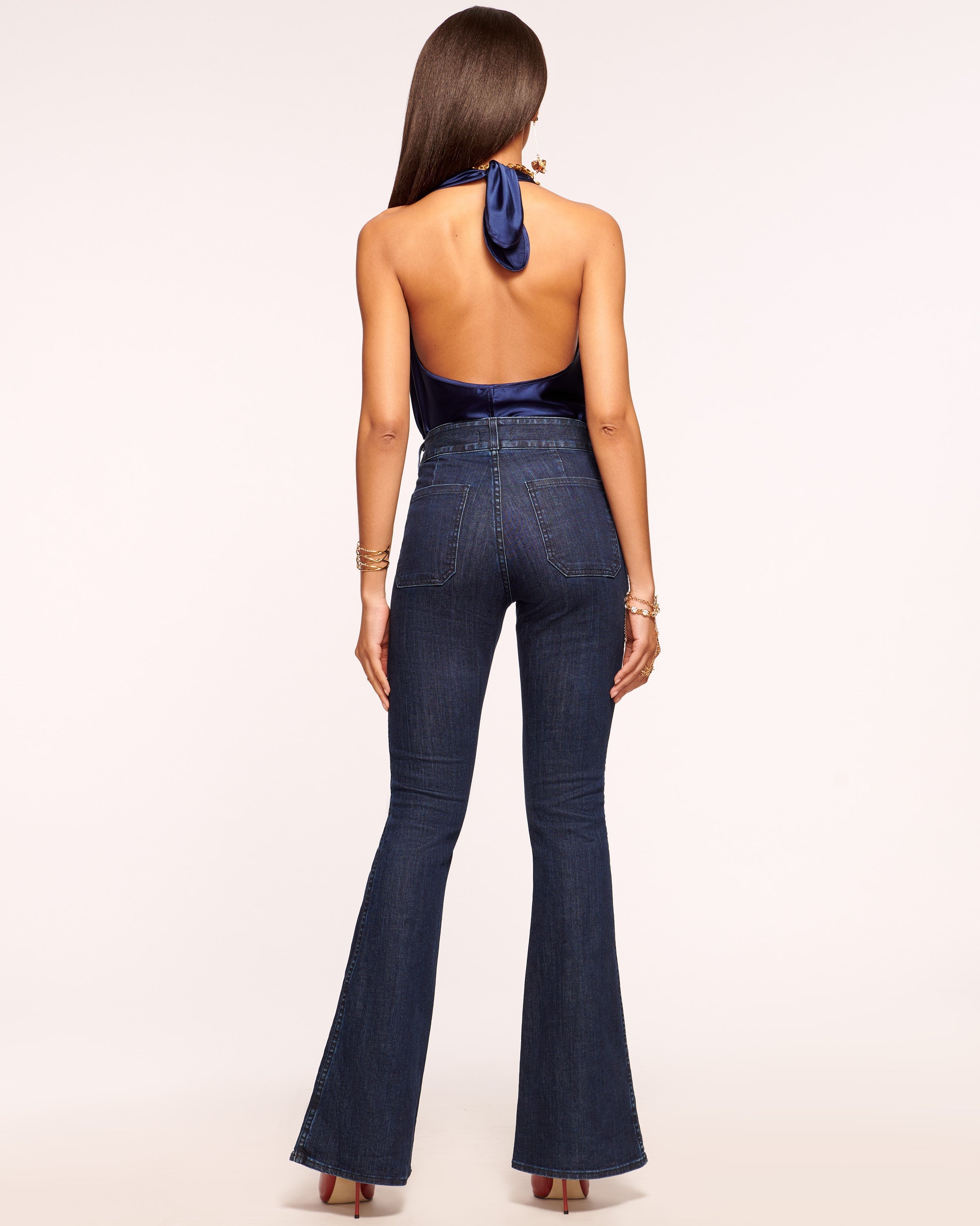 Mase High-Rise Flare Jean