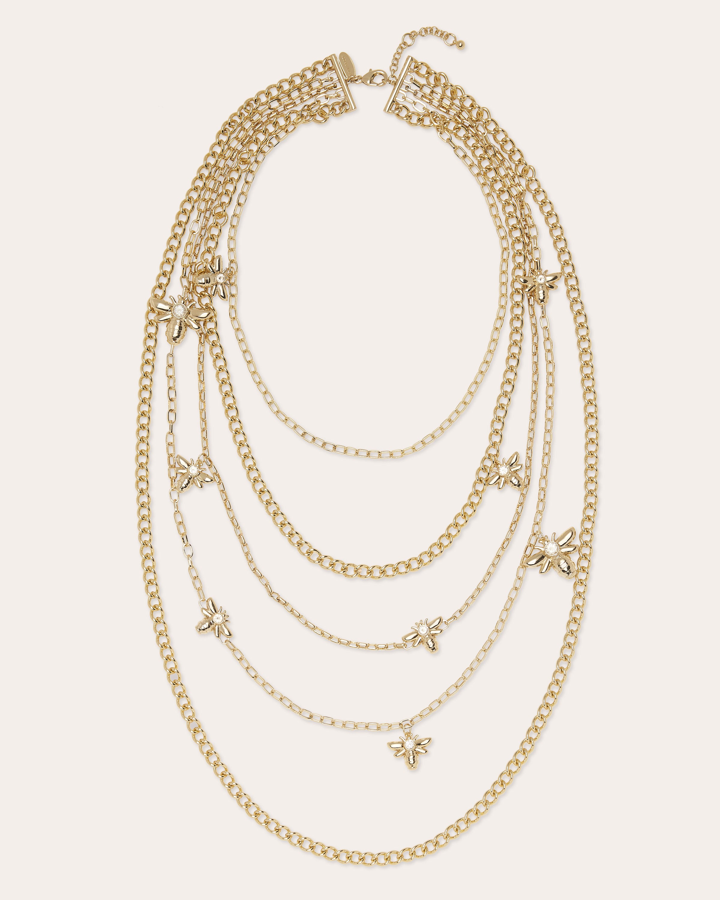 Angie Layered Bee Necklace