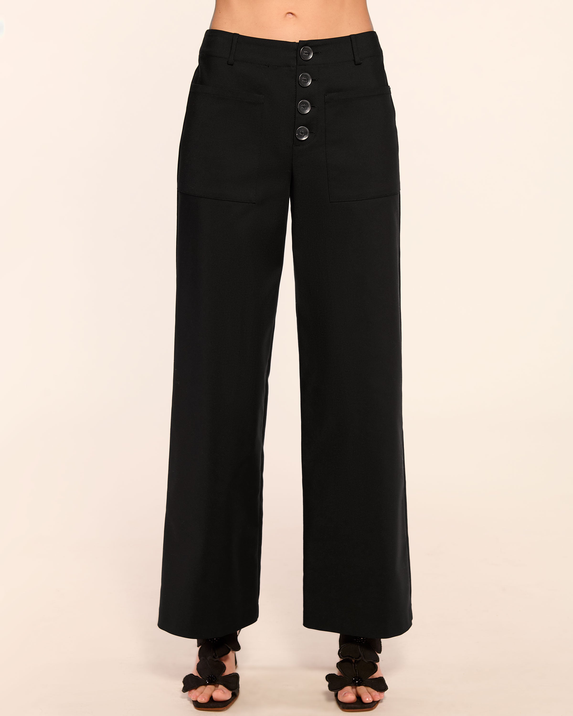 Marjory Ankle Length Stretch Cotton Pant