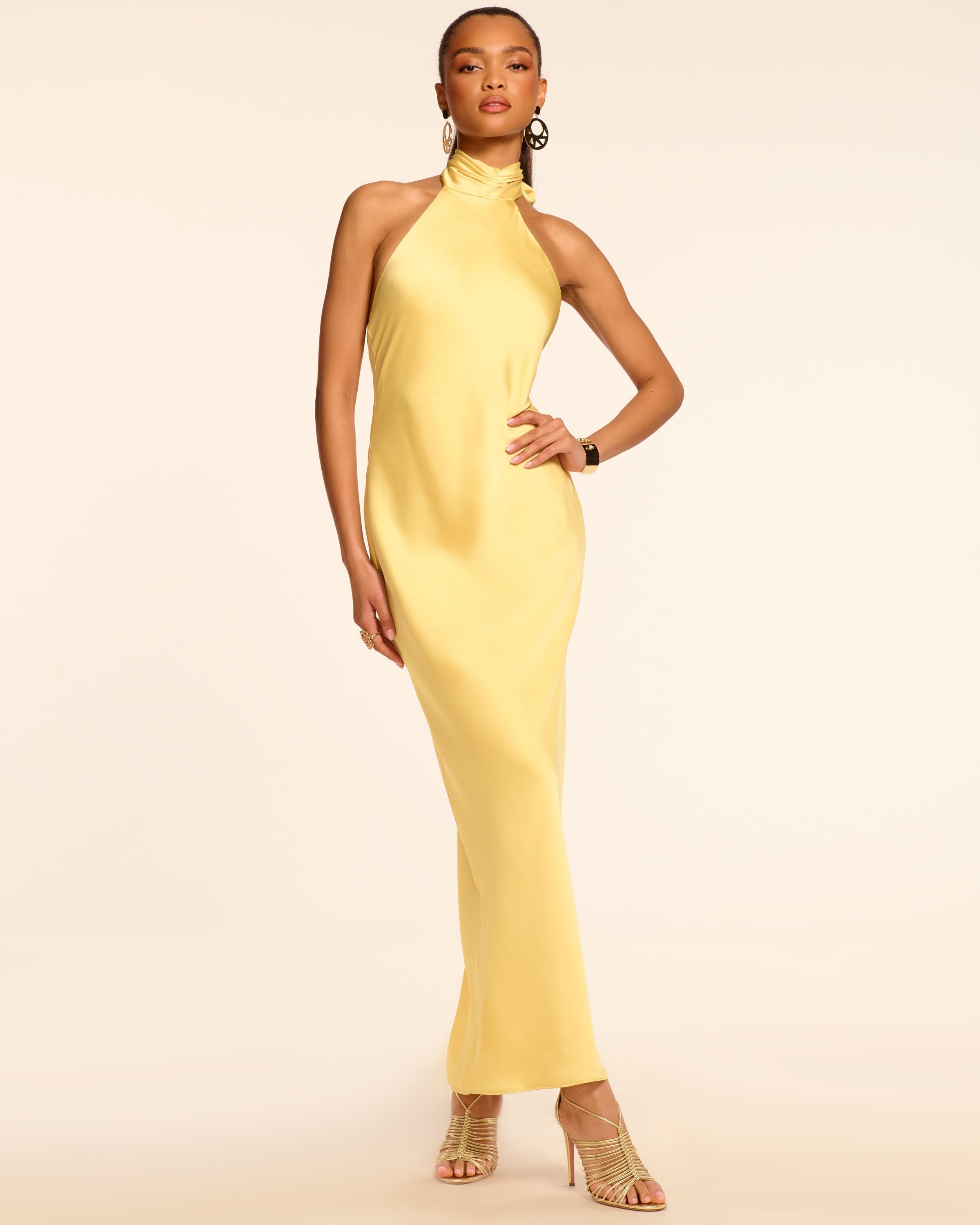 Tatiana High Neck Gown
