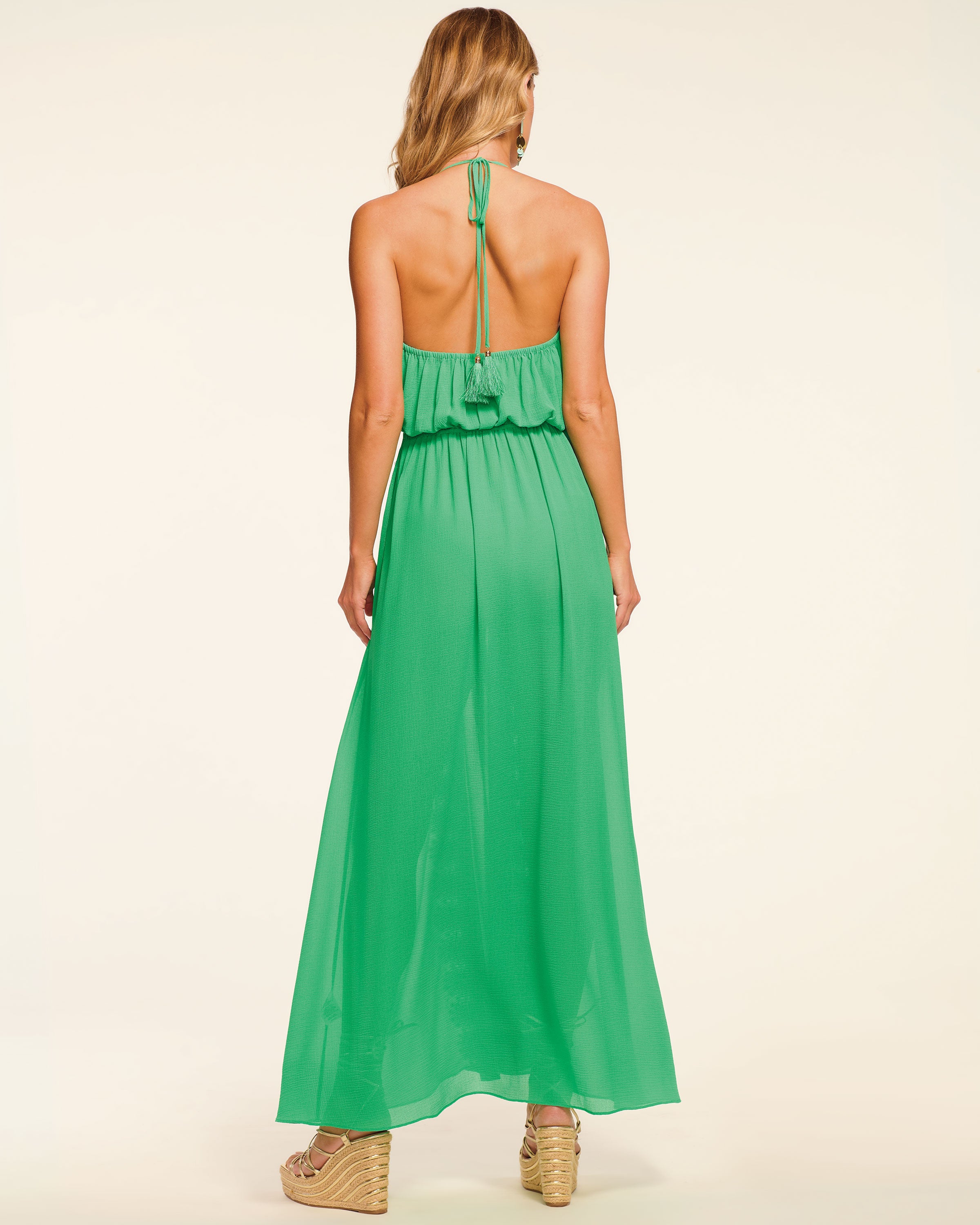 Nikole V-Neck Coverup Maxi Dress