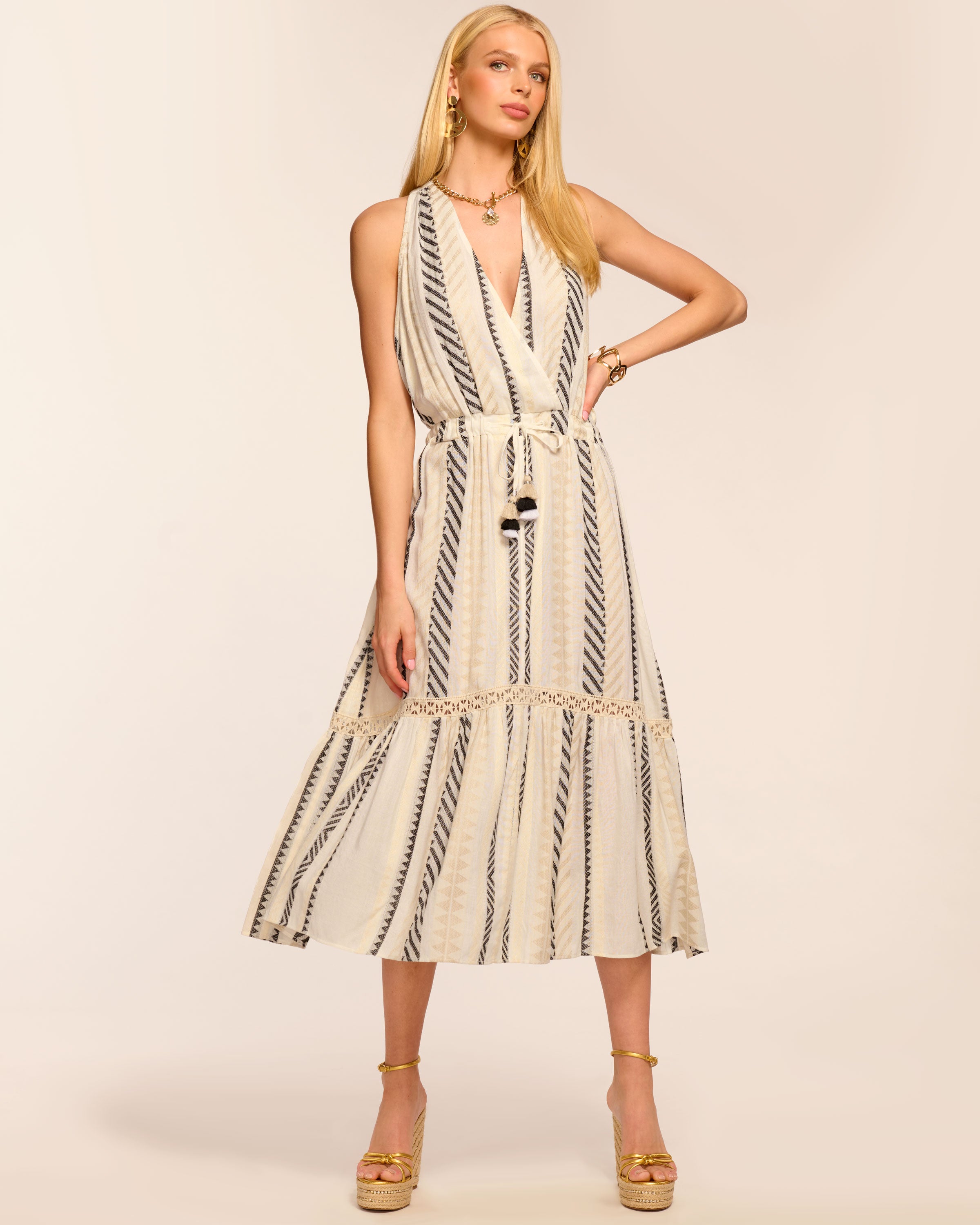 Janine Sleeveless Coverup Maxi Dress