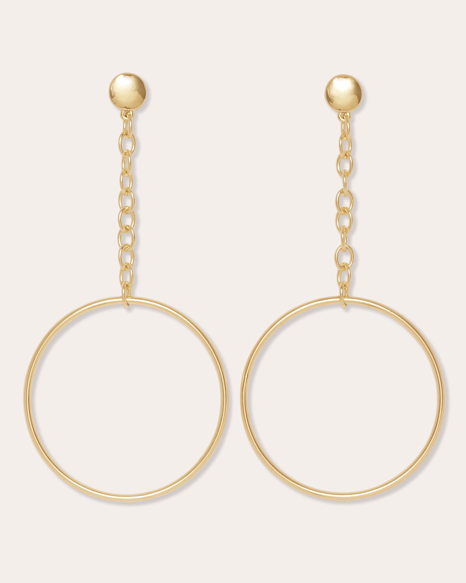 Lea Teardrop Hoop Earrings