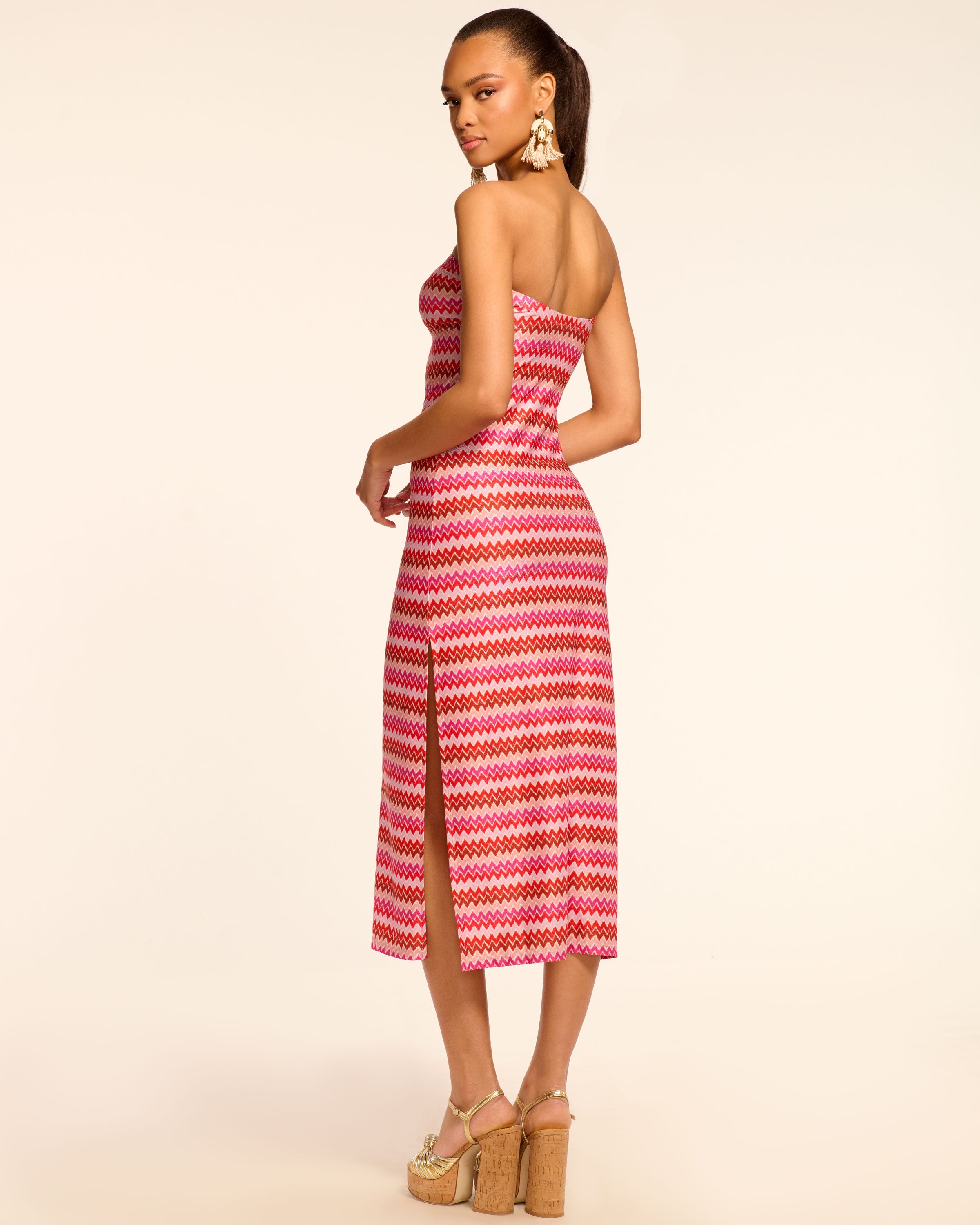 Sparkle Chevron Nava Coverup Dress