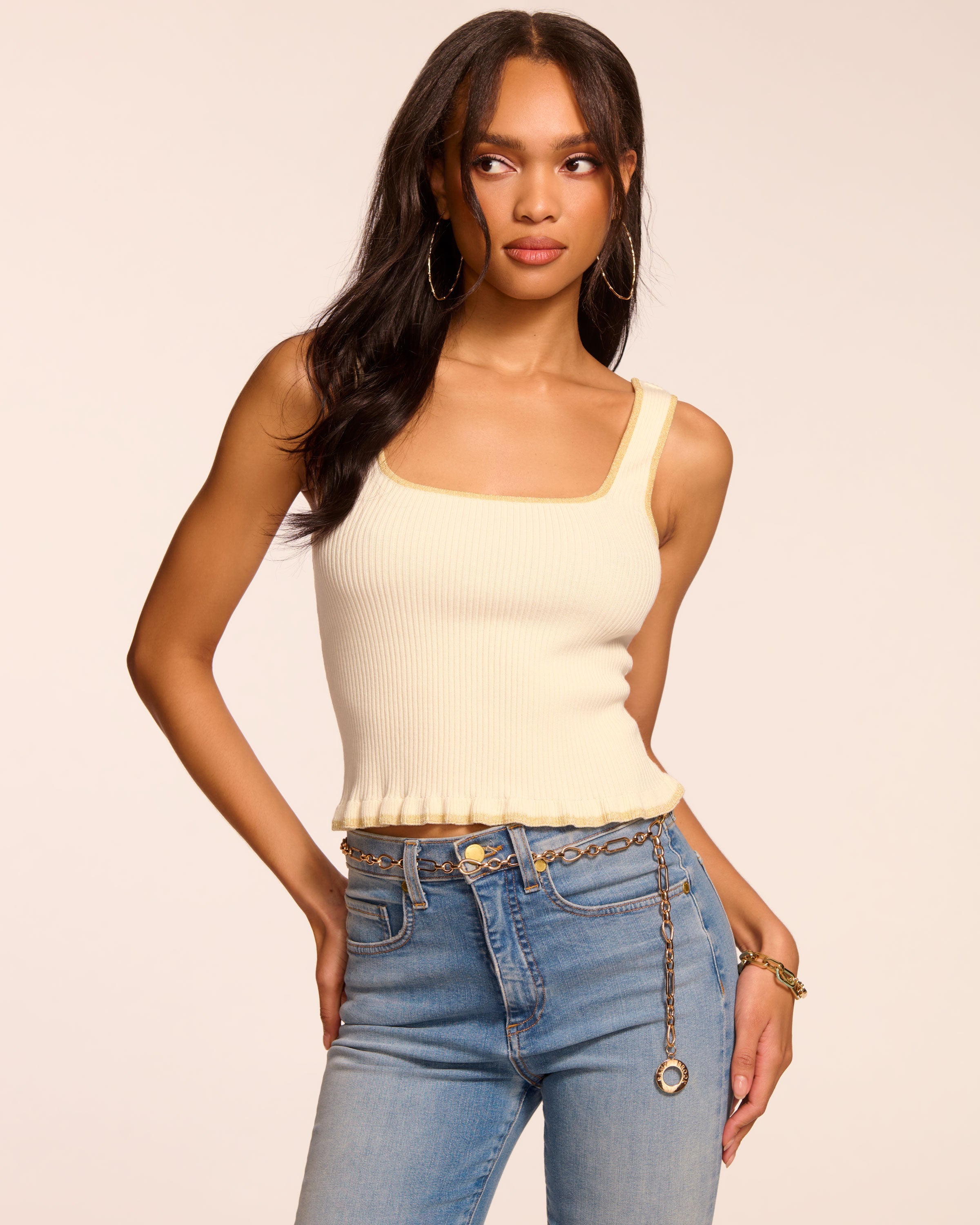 Maude Knit Scoop Neck Tank Top