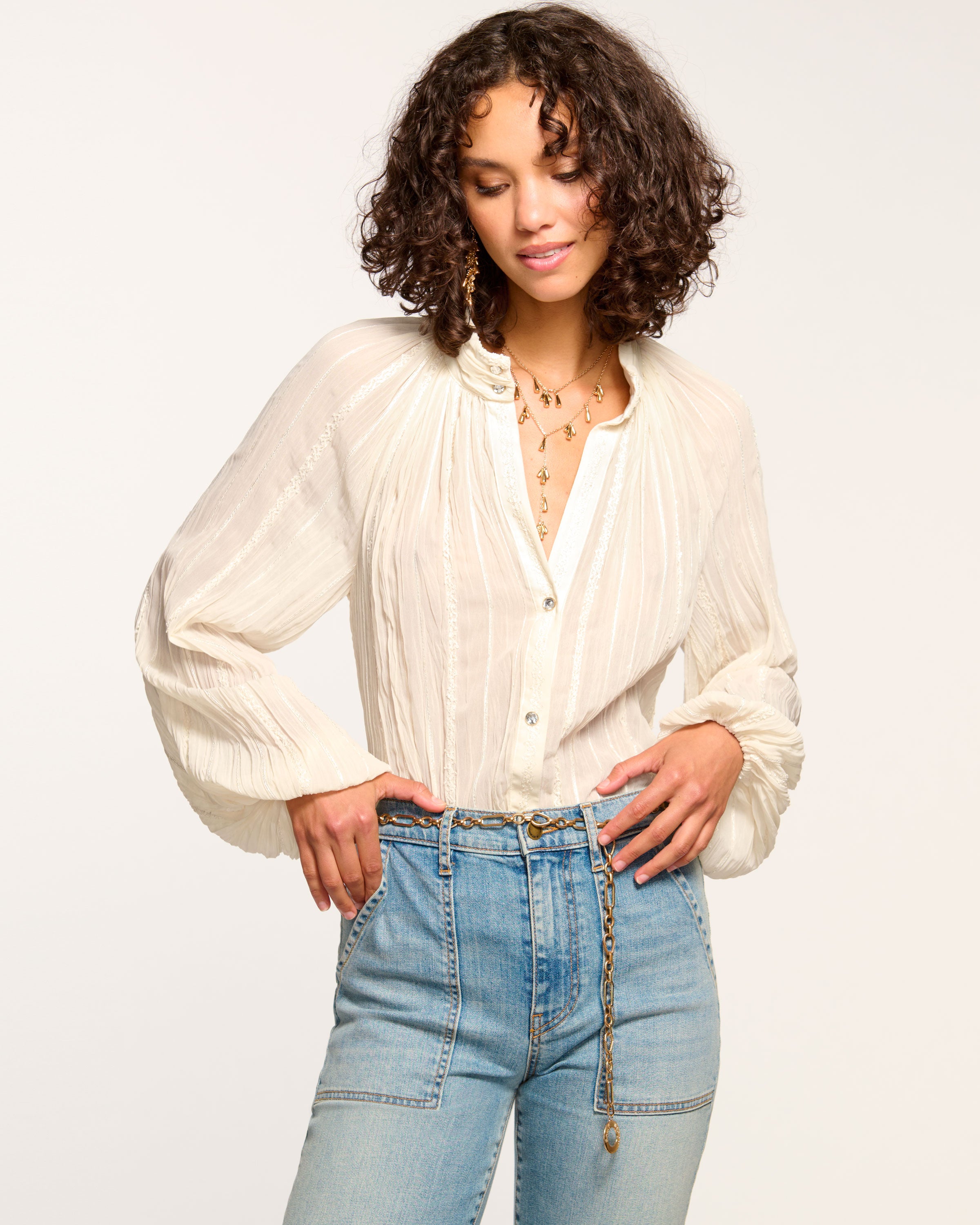 Nellie Button Down Blouse