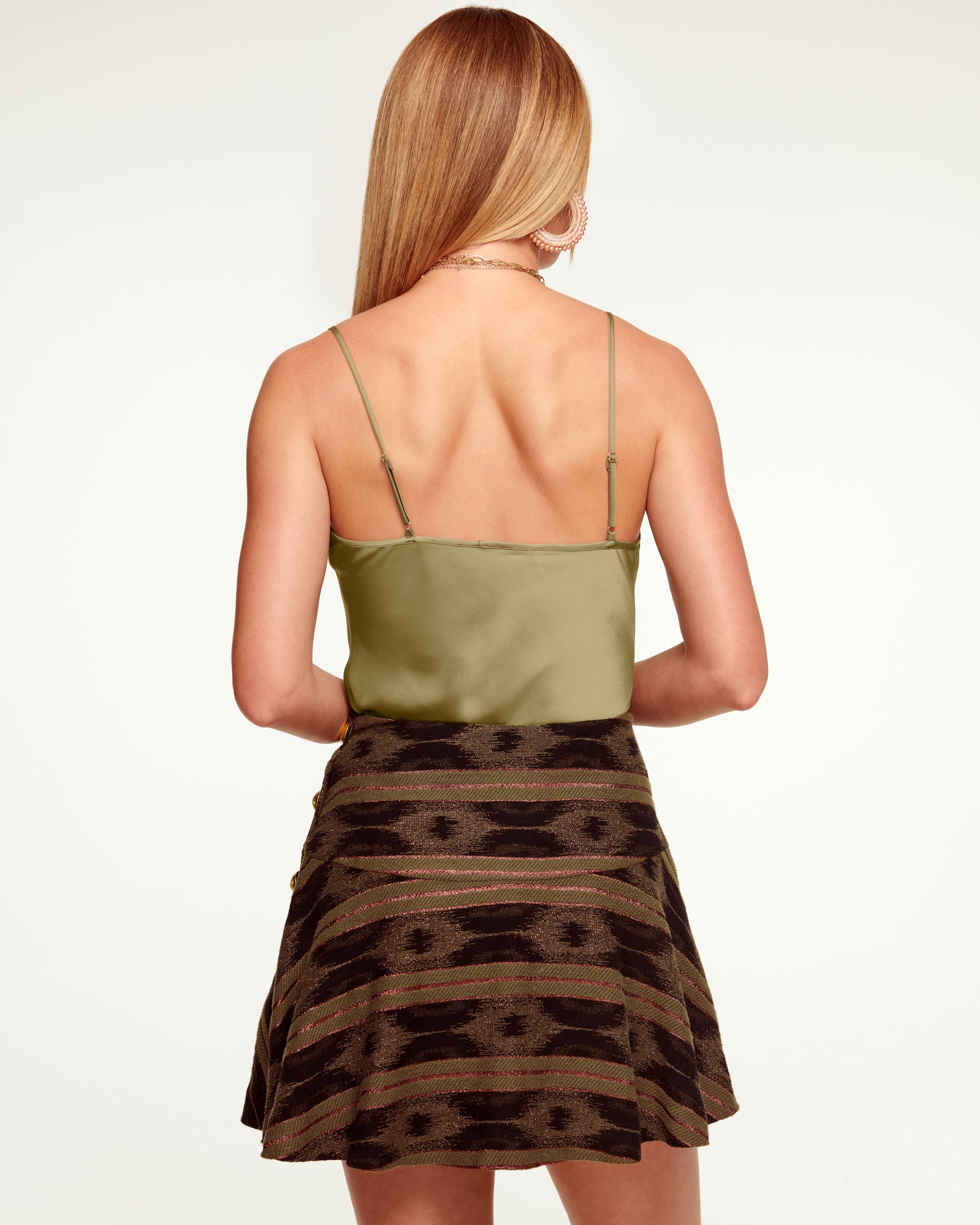 Abigail Cowl Neck Tank Top