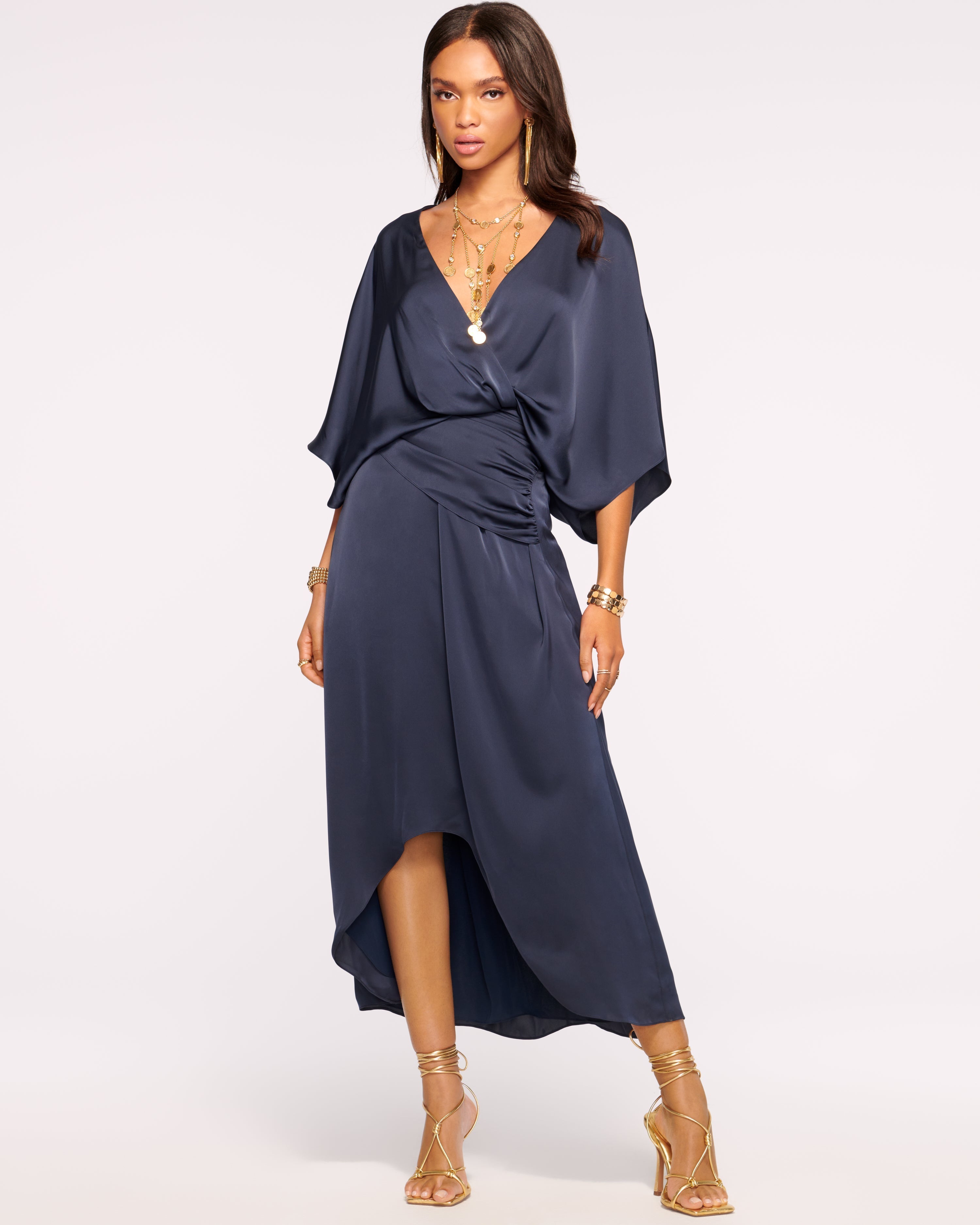 Adiel Wrap Midi Dress