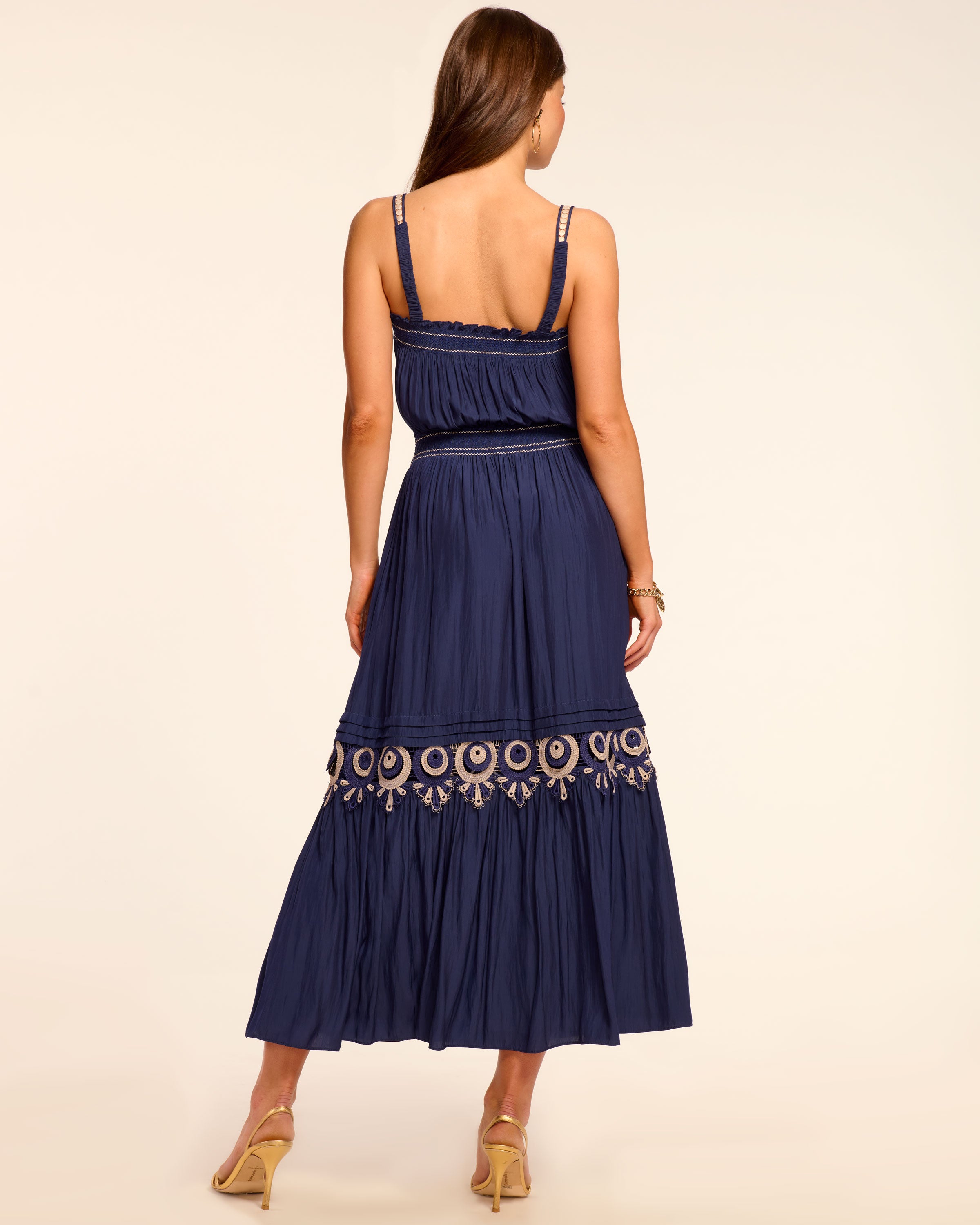 Catalina Sleeveless Smocked Midi Dress