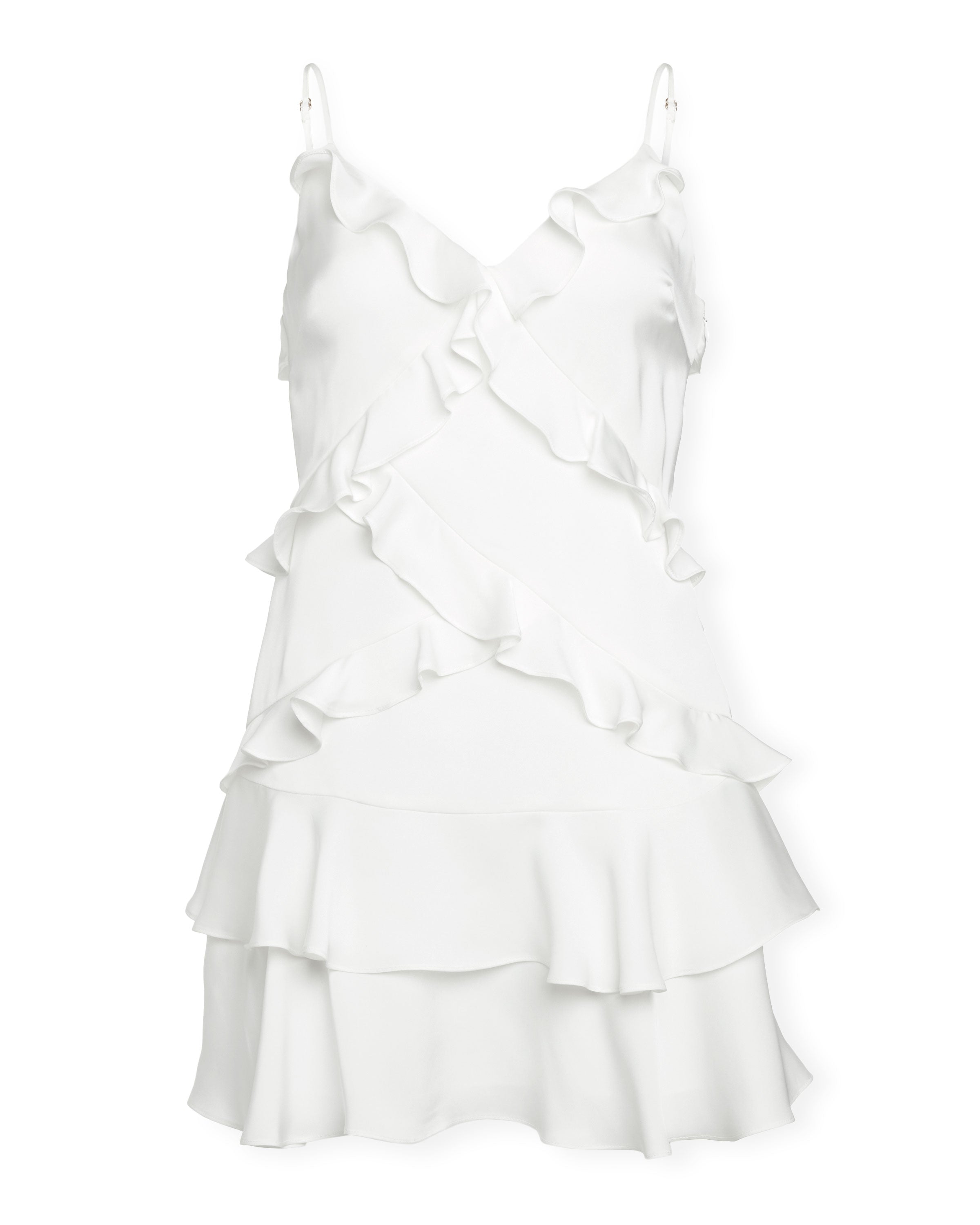 Maria Sleeveless Ruffle Mini Dress