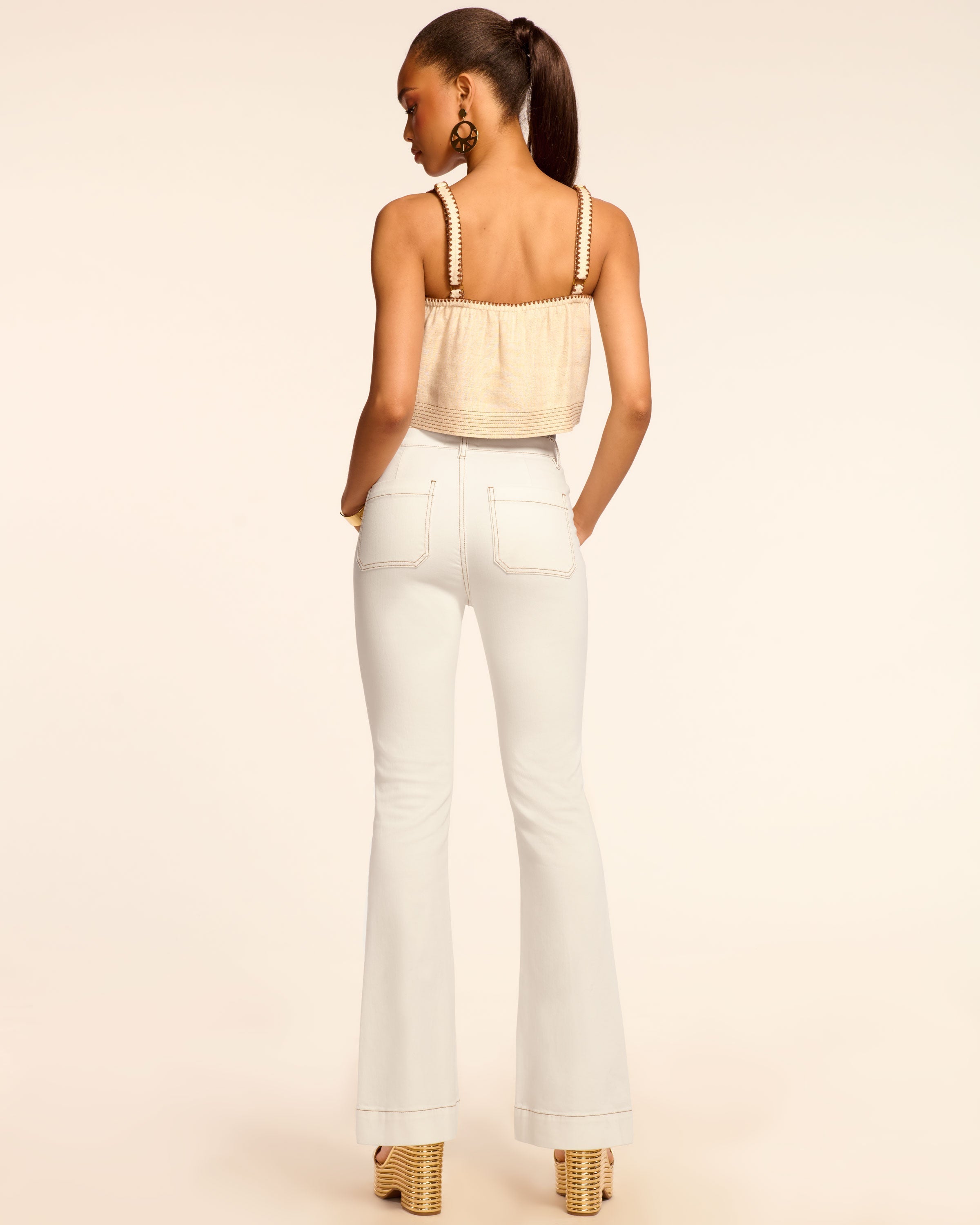 Cindy High-Rise Flare Jean
