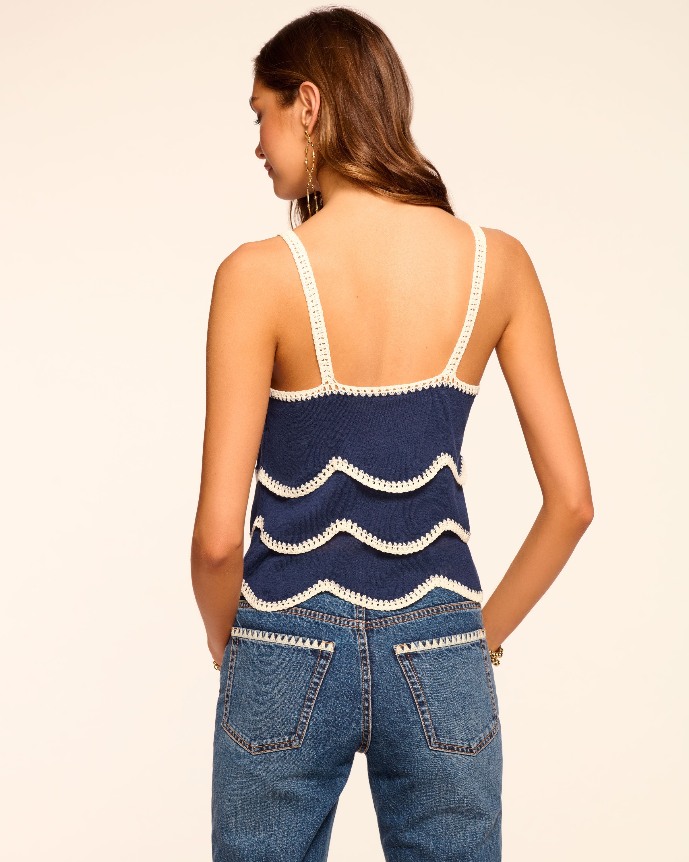 Ariel Knit Tiered Tank Top