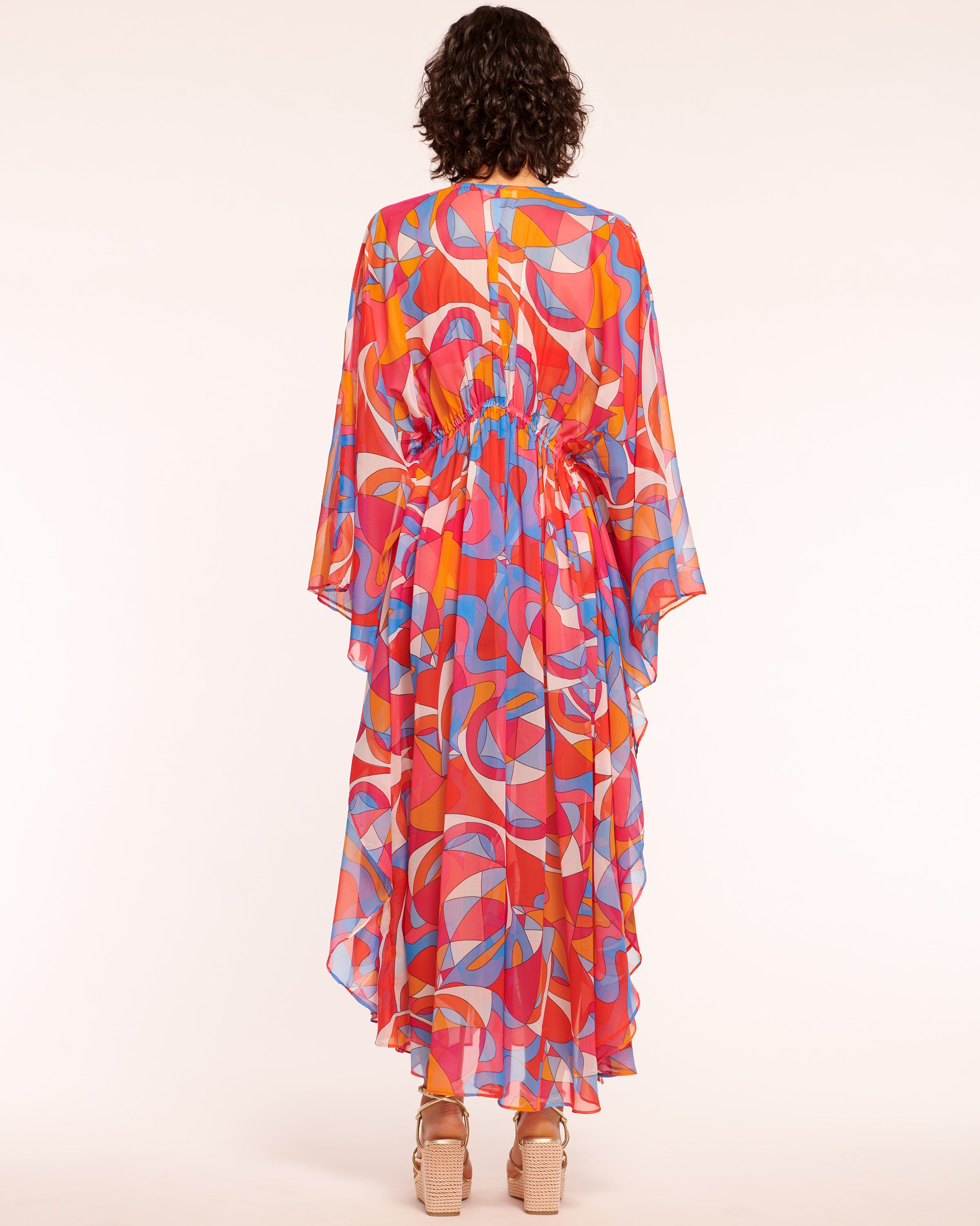 Phebe Long Sleeve Coverup Maxi Dress