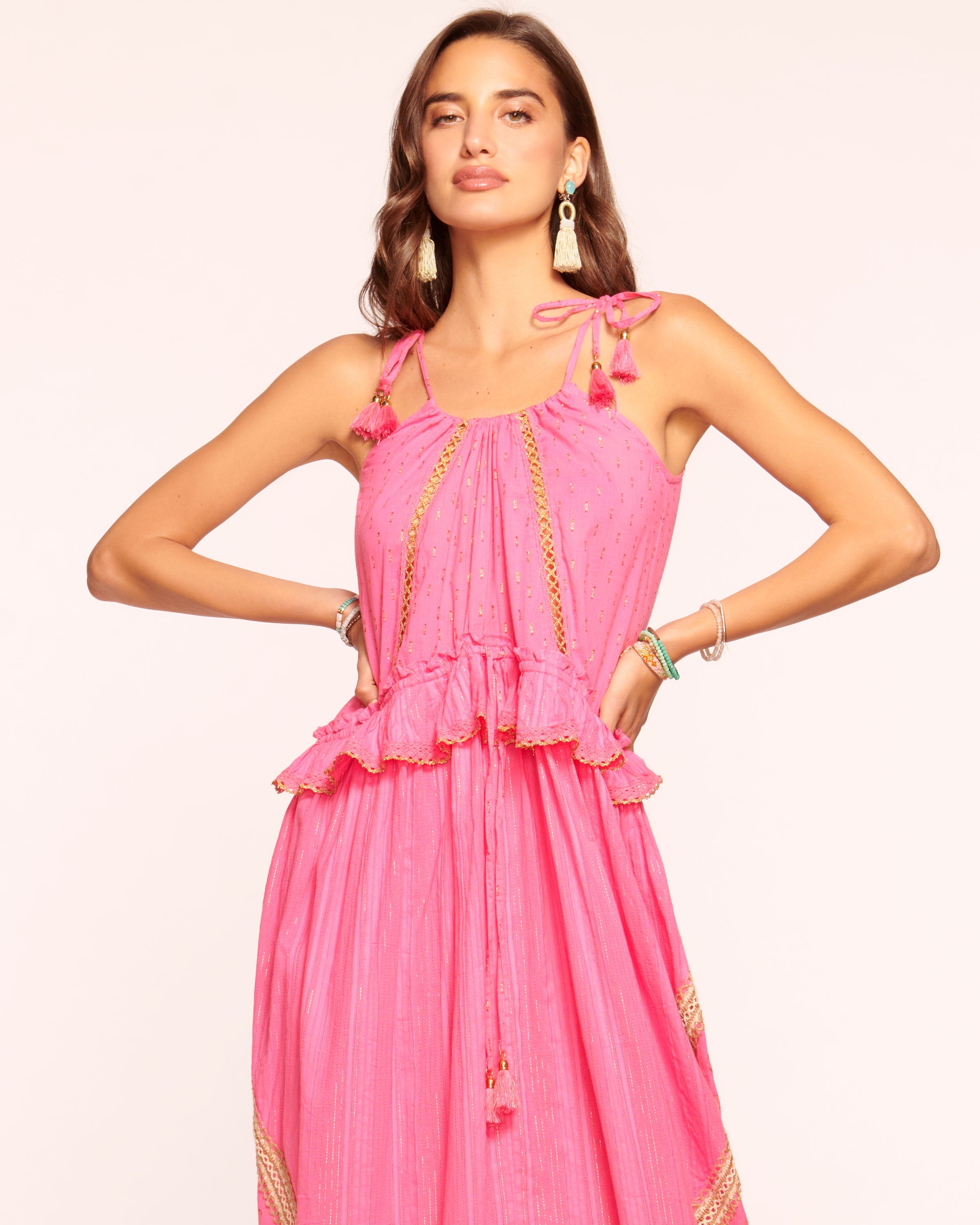Alma Embellished Coverup Maxi Dress