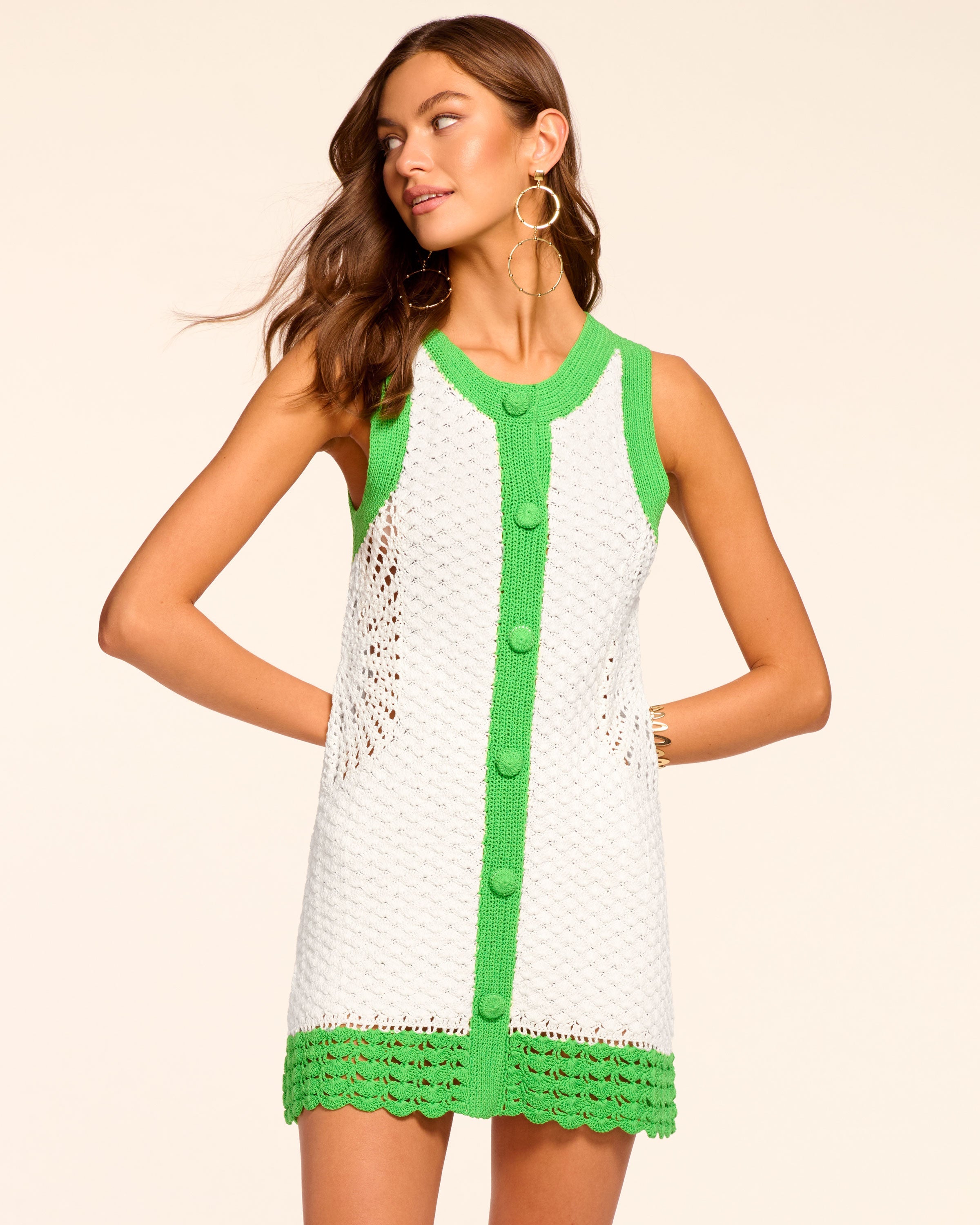 Chelsea Colorblock Knit Mini Dress