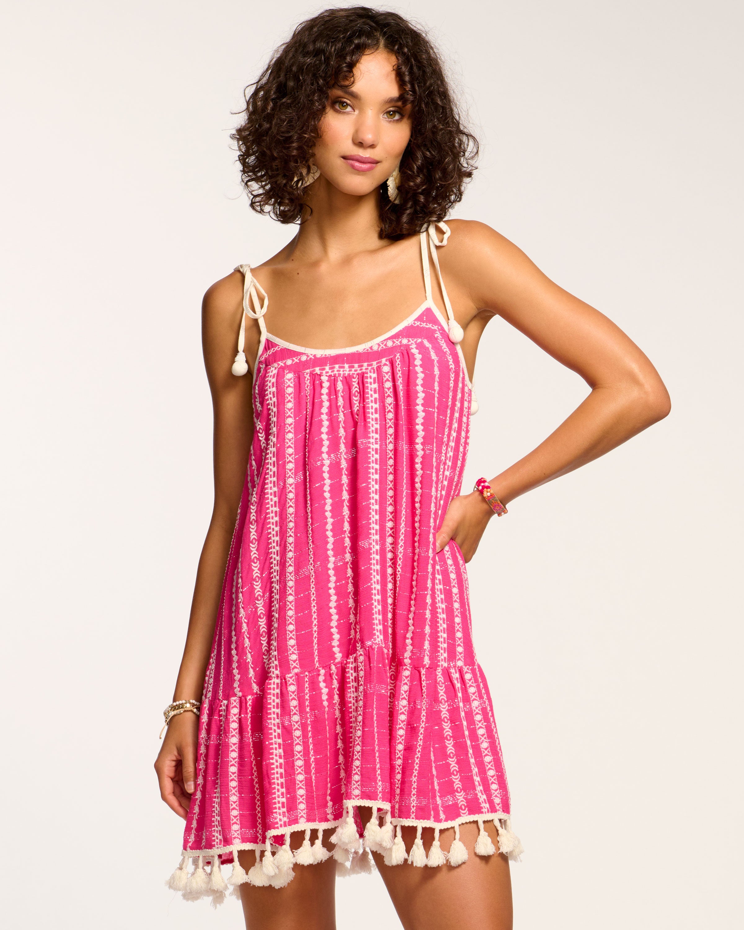 Jaxson Sleeveless Coverup Mini Dress